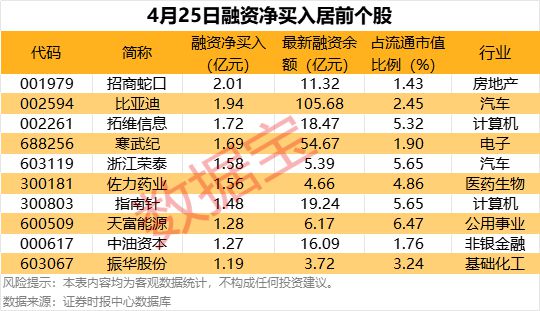 杠杆资金加仓10股超亿元