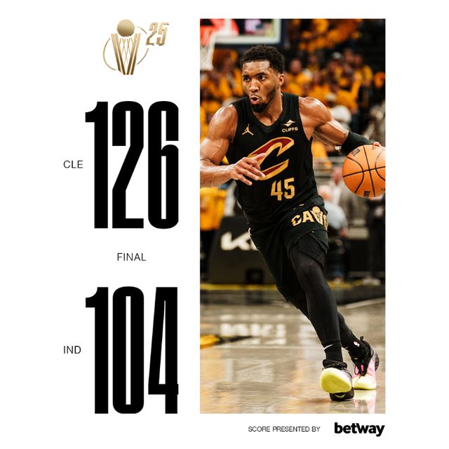 NBA｜骑士126-104客场大胜步行者，加兰、亨特、小莫布里皆迎来复出，米切尔43分9板