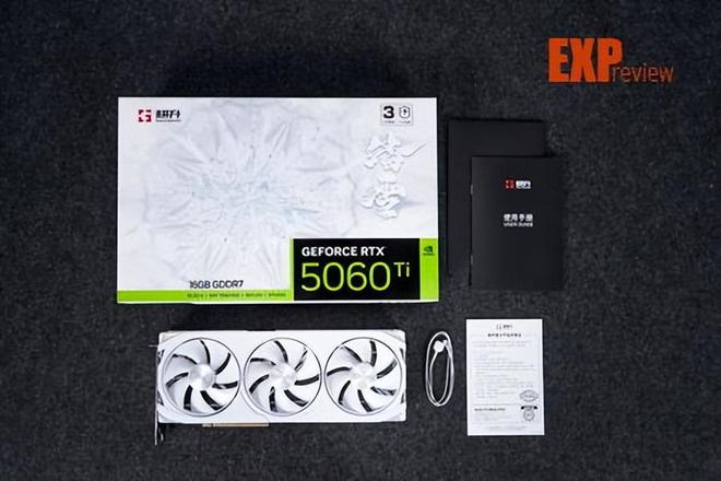 耕升RTX5060Ti16GB踏雪X3 OC评测:极简白色造型，优秀的2K主流卡