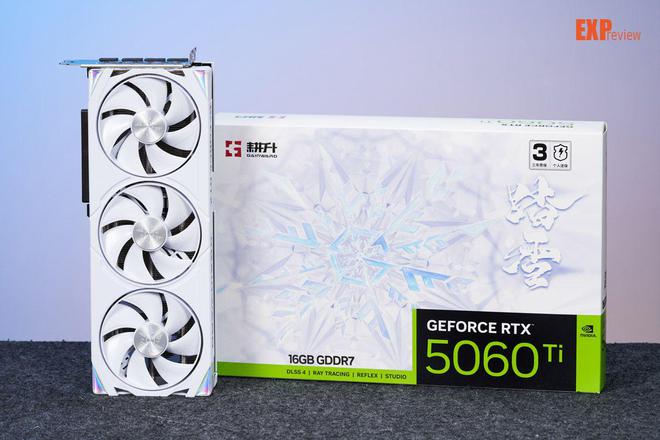 耕升RTX5060Ti16GB踏雪X3 OC评测:极简白色造型，优秀的2K主流卡