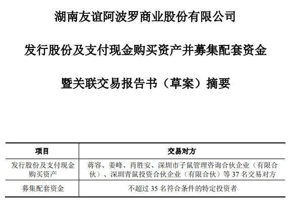 15.8亿！友阿股份百货跨界半导体落地，没业绩及减值补偿承诺，公司股价仍涨停