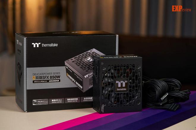 Tt 玲珑SFX 850W电源评测:高性能ITX平台的性价比之选