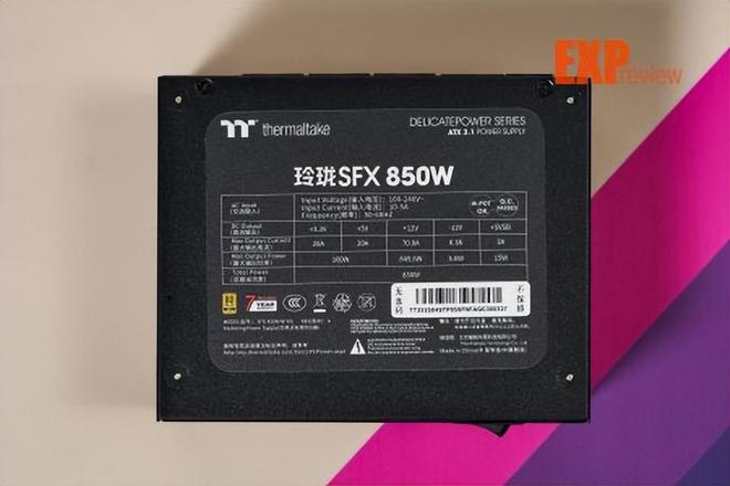 Tt 玲珑SFX 850W电源评测:高性能ITX平台的性价比之选