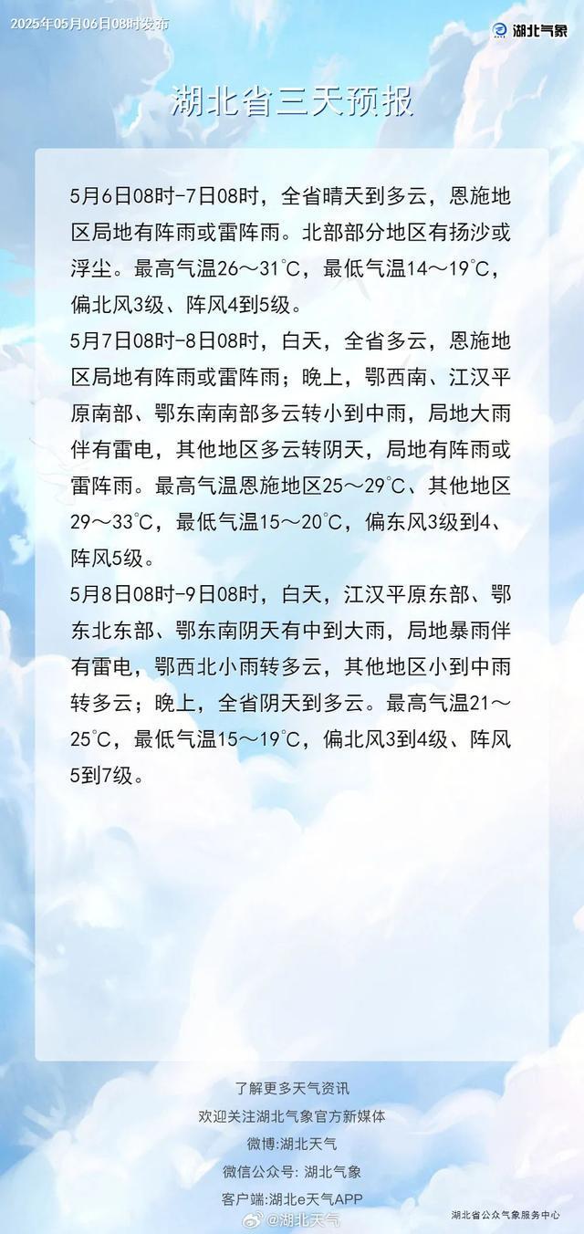 骤降8℃！大雨、暴雨又要来了