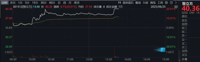 午后突发！直线拉升！这只次新股大涨超53%，触发二次临停