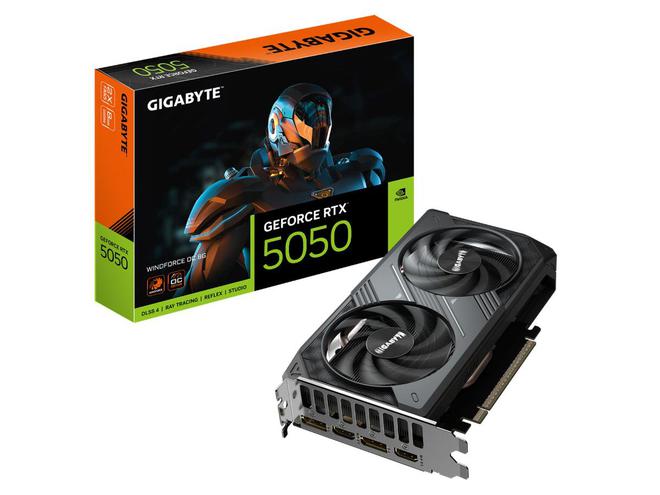 技嘉带来三款RTX 5050显卡，包括三风扇半高双槽设计