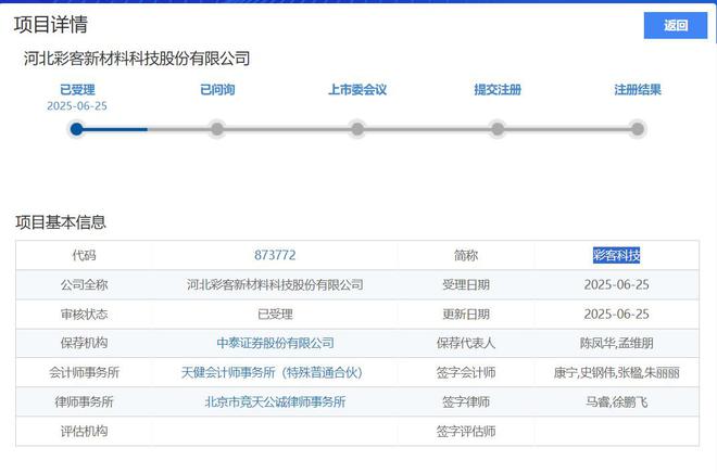 IPO雷达｜彩客科技冲击北交所正式受理，业绩稳定增长但客户集中度较高