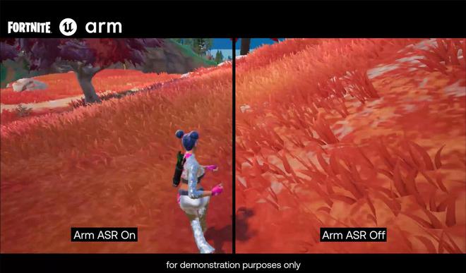 Arm与Epic Games合作：《堡垒之夜》将支持ASR超分辨率技术