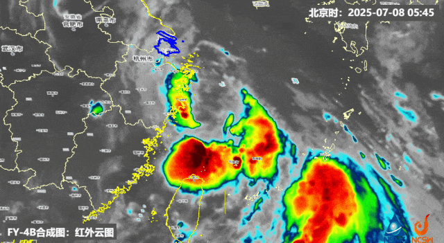 上海两大预警高挂！阳光乌云雨水轮番登场，局部雨量中到大，部分列车停运，“丹娜丝”二次登陆点明确