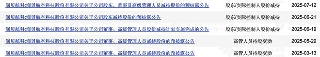减持公告频发！多股东“组团”拟抛售润贝航科，业绩飘摇不定